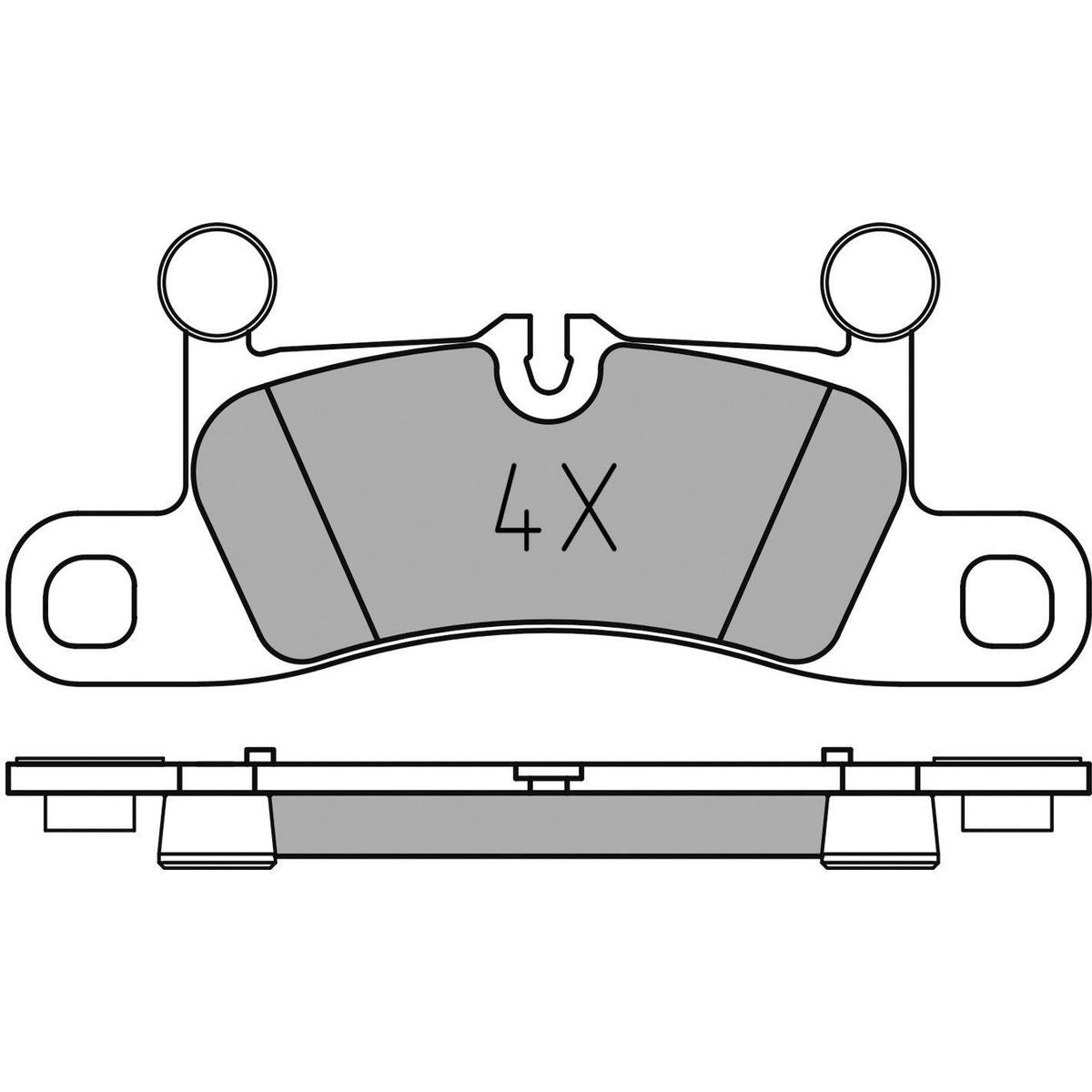 MEYLE Brake Pad Set 025 247 2116/PD