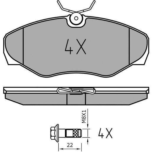 MEYLE Brake Pad Set 025 230 9918/PD