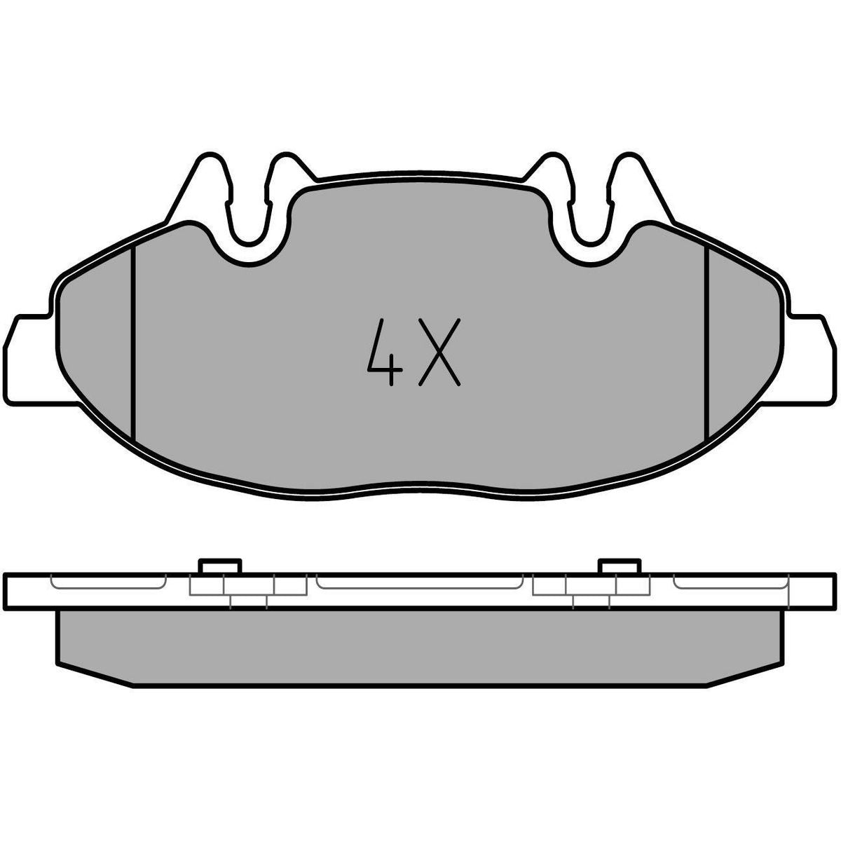 MEYLE Brake Pad Set 025 240 0720/PD