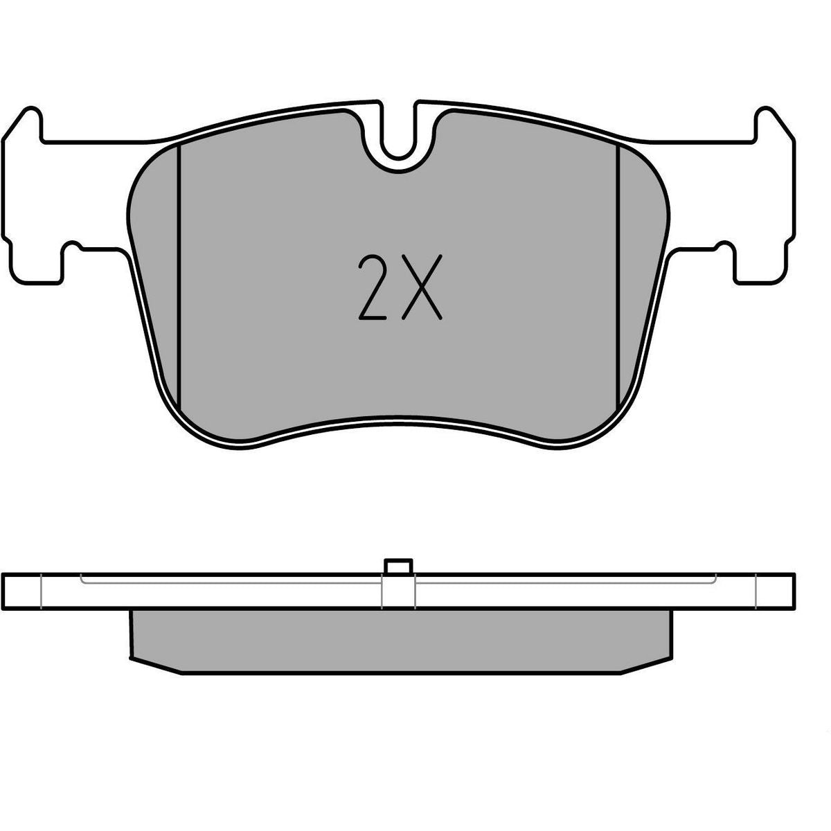 MEYLE Brake Pad Set 025 255 0618/PD