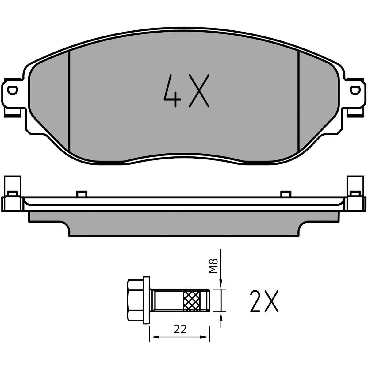 MEYLE Brake Pad Set 025 220 8718/PD