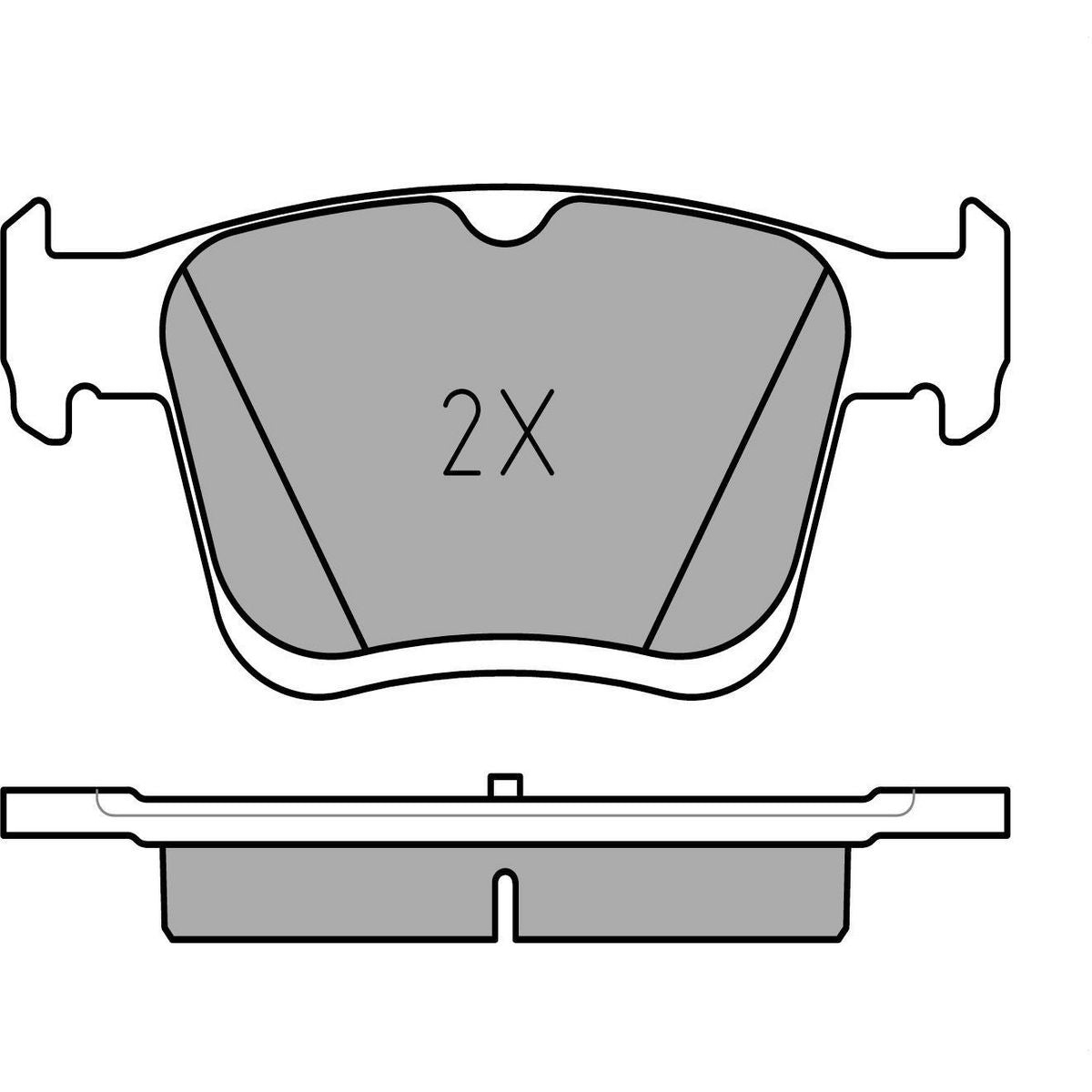 MEYLE Brake Pad Set 025 250 0816/PD