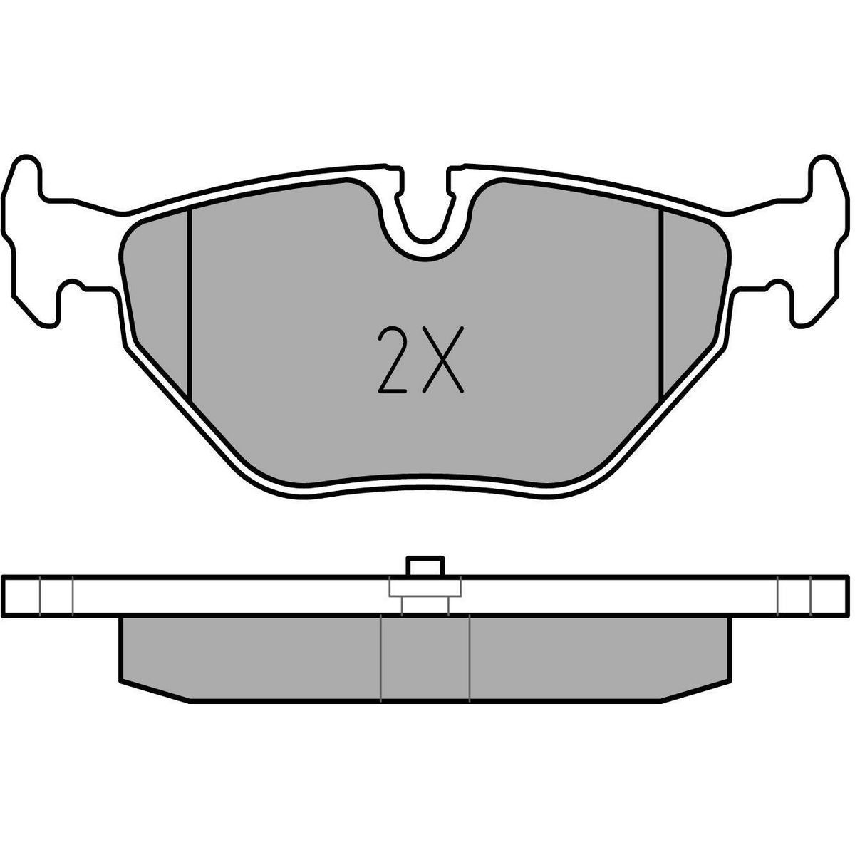MEYLE Brake Pad Set 025 219 3417/PD