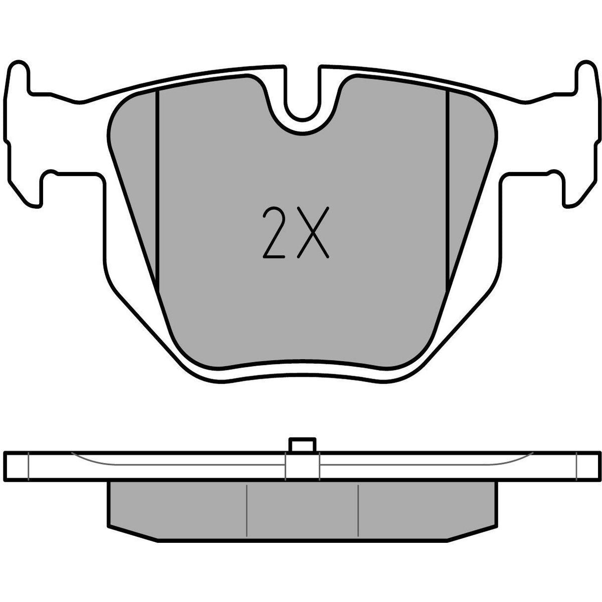 MEYLE Brake Pad Set 025 237 3217/PD