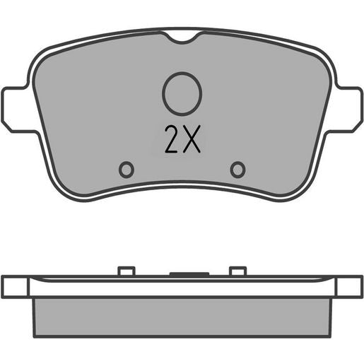 MEYLE Brake Pad Set 025 252 1618/PD