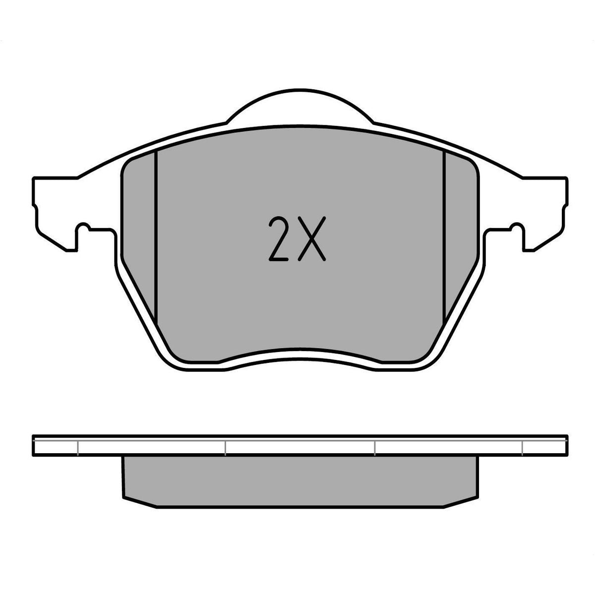 MEYLE Brake Pad Set 025 230 1820/PD
