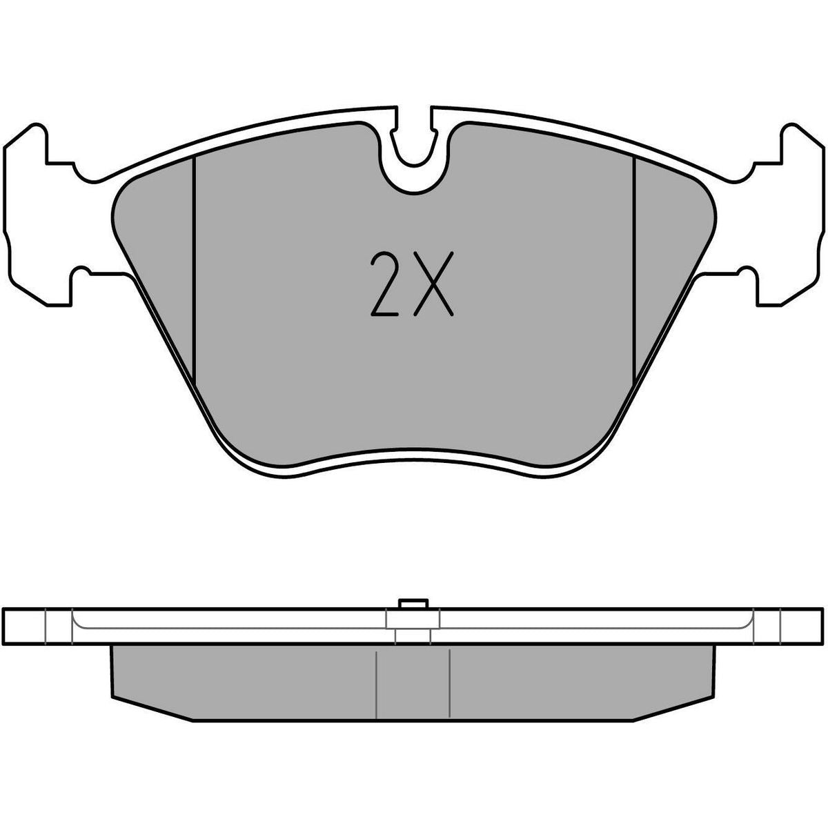 MEYLE Brake Pad Set 025 231 8320/PD