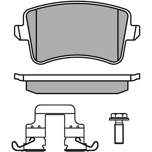MEYLE Brake Pad Set 025 246 0617-1/PD