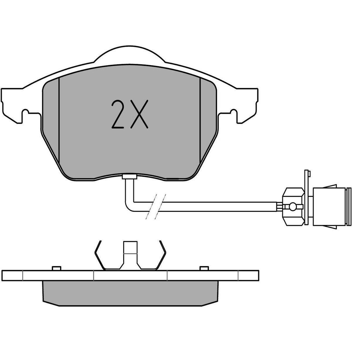 MEYLE Brake Pad Set 025 206 7619/PD