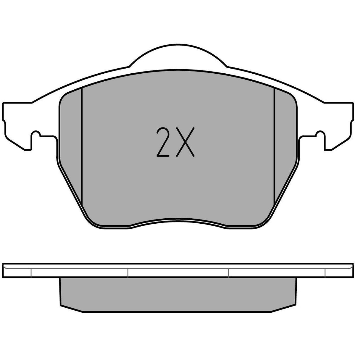MEYLE Brake Pad Set 025 206 7619/PD