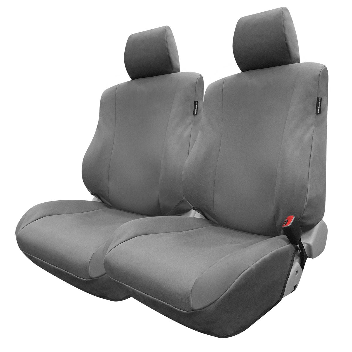 True Fit Tailored Fit Front Car Seat Covers Canvas, Charcoal - Pair CISUDMAXTFF