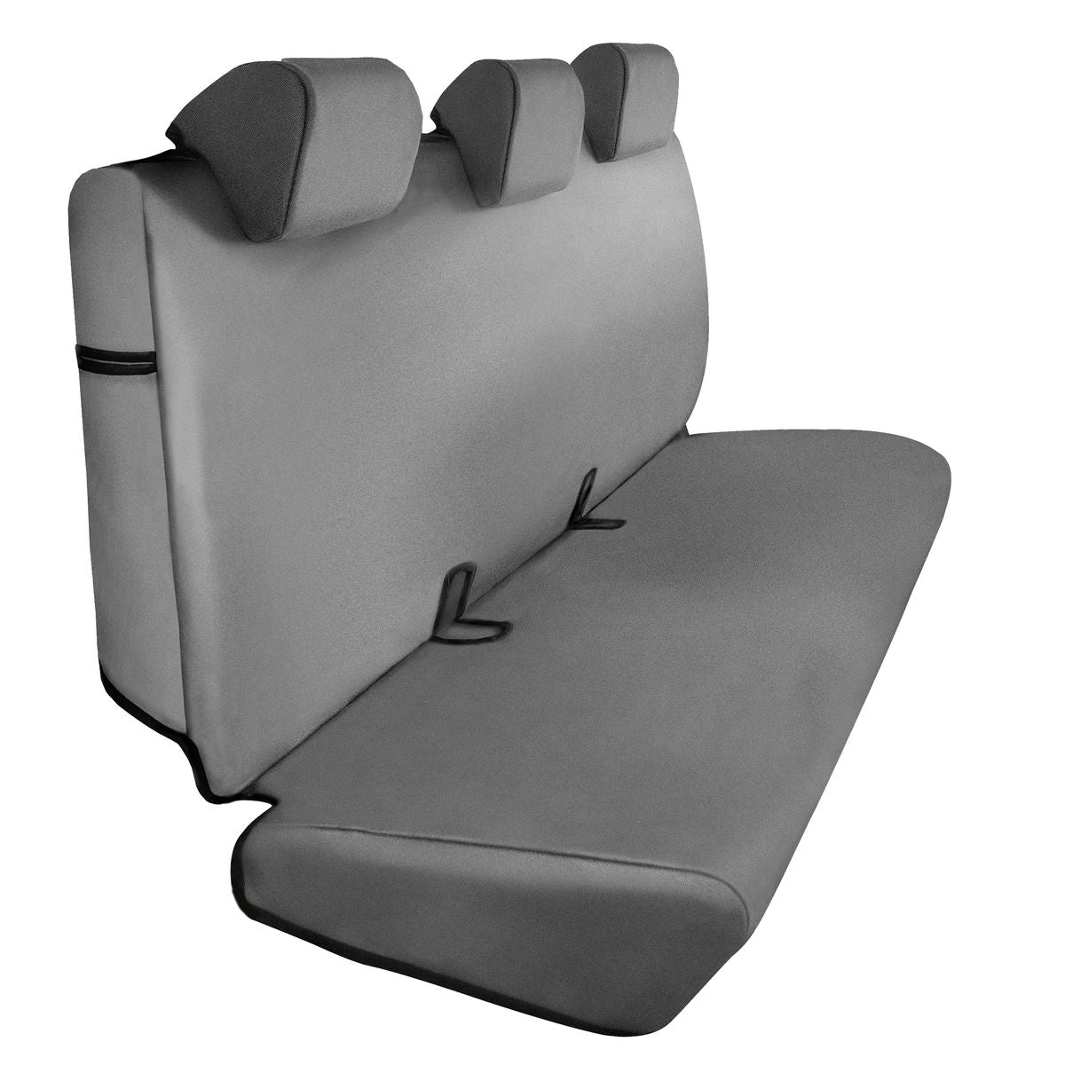 True Fit Tailored Fit Rear Car Seat Cover Canvas, Charcoal - Single CFORRANPXIIIR