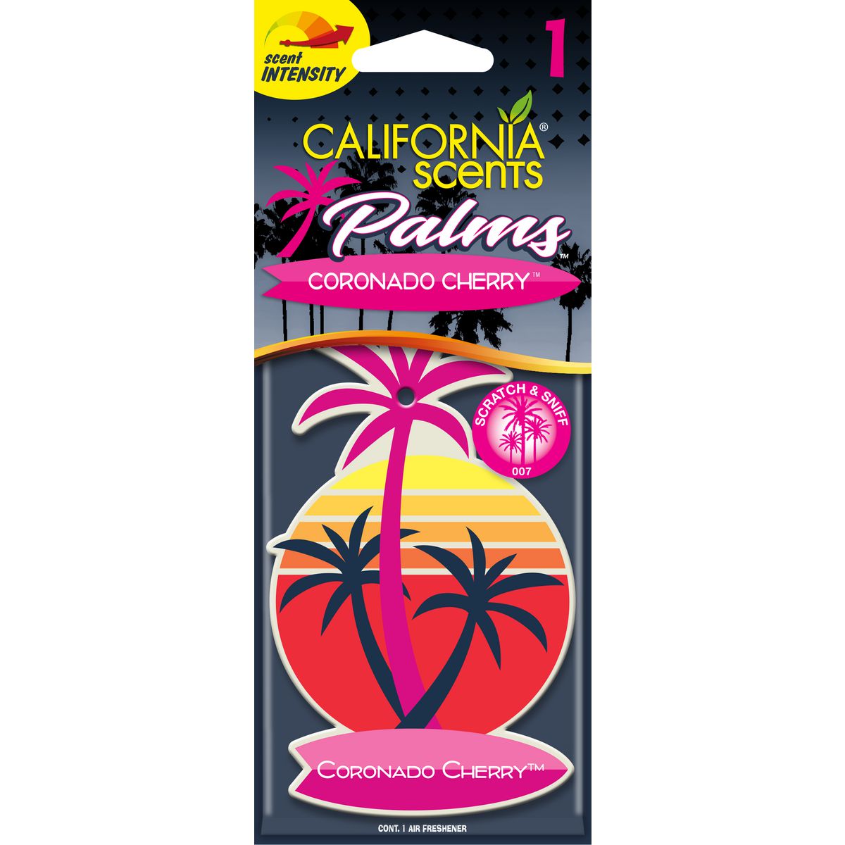 California Scents Car Air Freshener - Coronado Cherry Palm 1 Pack E302706100