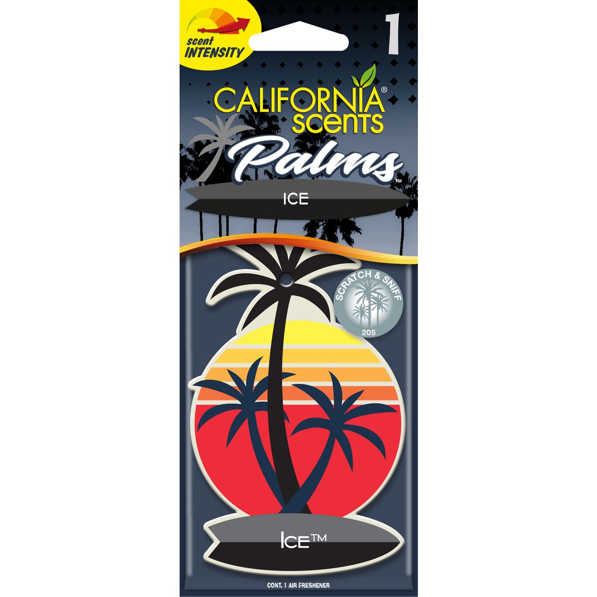 California Scents Car Air Freshener - Ice Palm 1 Pack E302706500