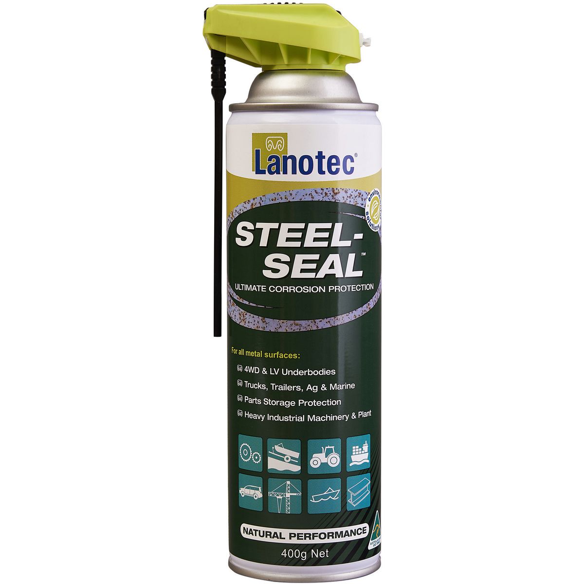 Lanotec Steel Seal Corrosion Protectant Aerosol Spray 400g