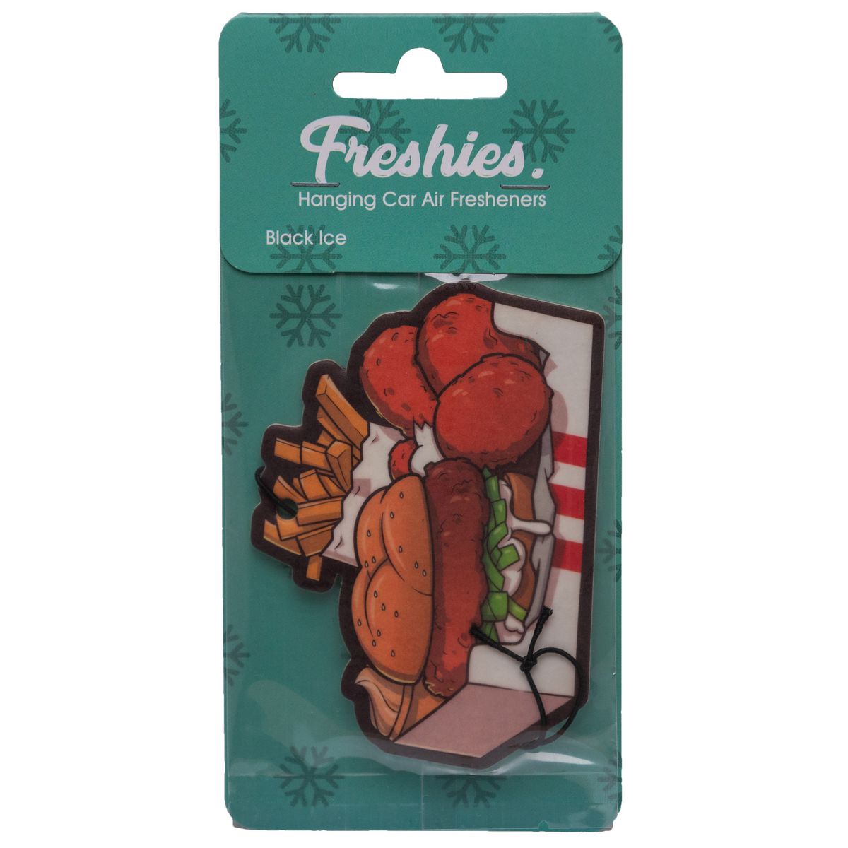 Freshies Car Air Freshener - Chicken Box Black Ice CHICKENBOX