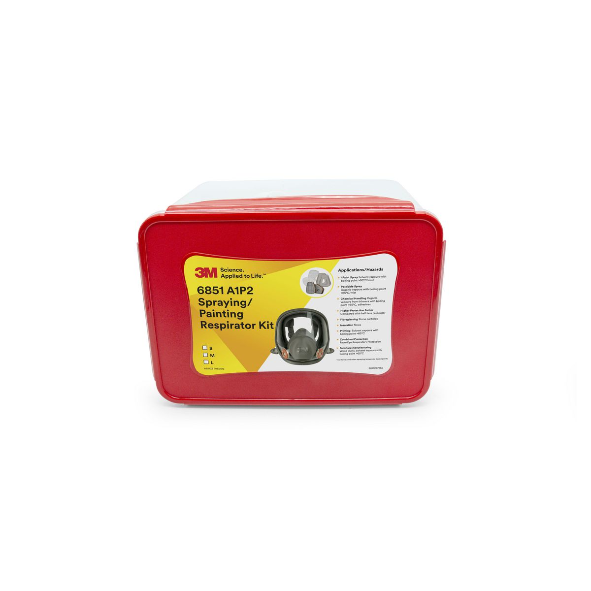 3M Spraying/Painting Respiratory Kit 6851 A1P2 Medium AT010614173