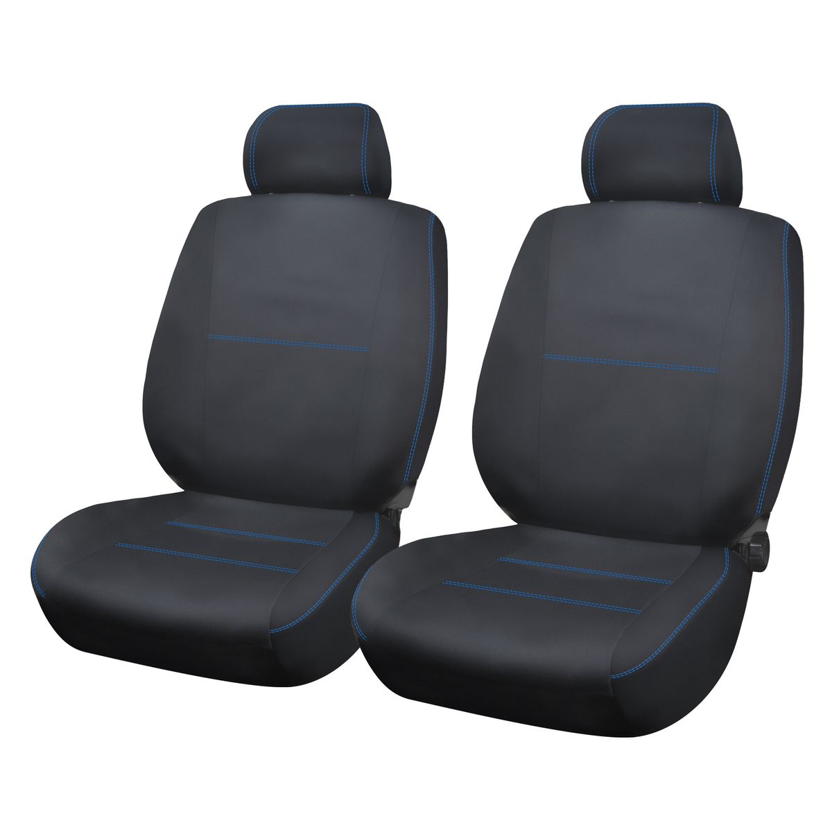 True Fit Tailored Fit Front & Rear Car Seat Covers Neoprene, Black - Set NTOYLAN200