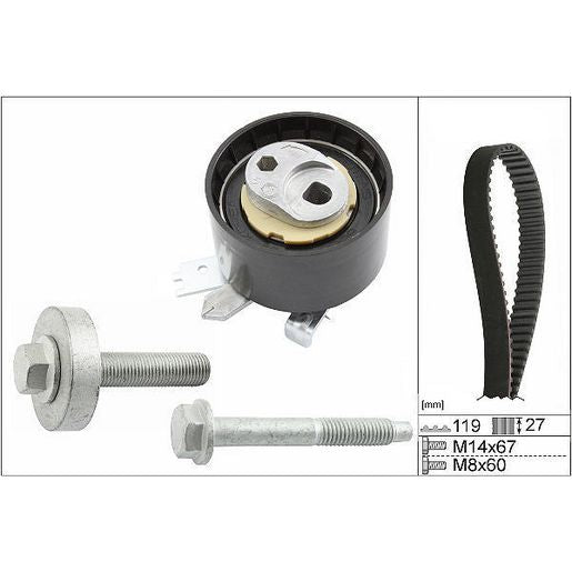 INA Timing Belt Kit 530 0607 10