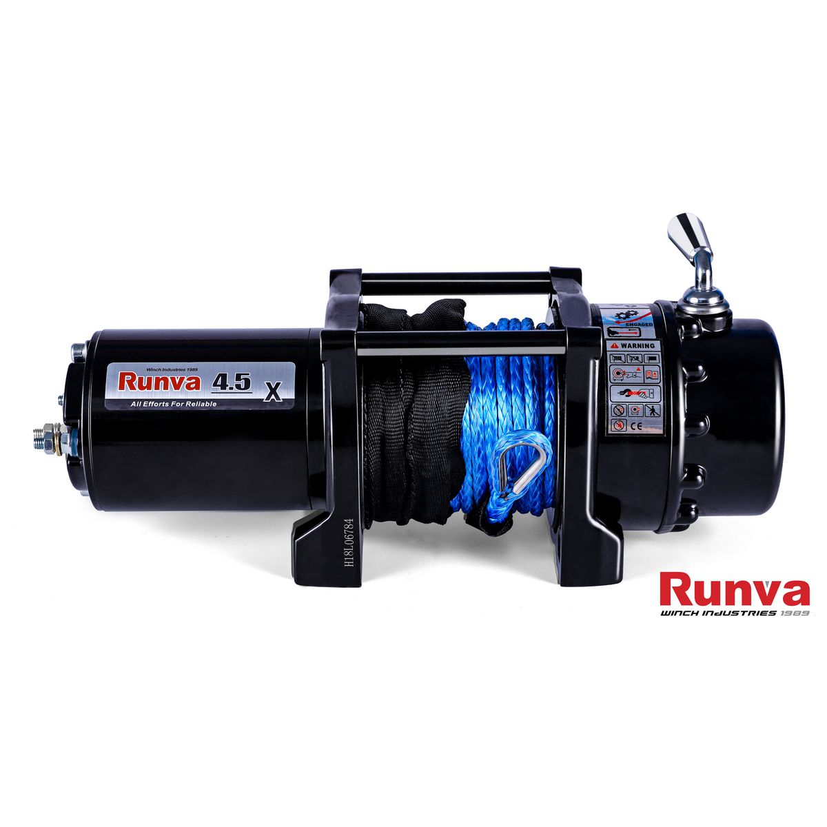 Runva 4.5X ATV Winch 12V 4500lb W/Synthetic Rope 45X12VD