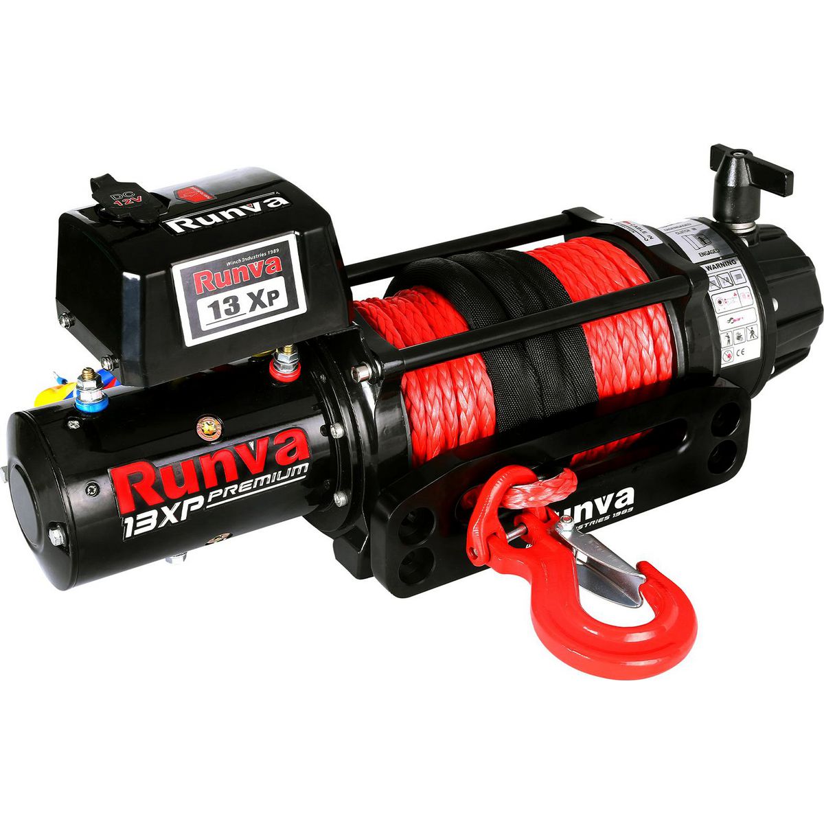 Runva 13XP Premium 4X4 Winch 12V 13000lb W/Synthetic Rope IP67 Protection 13XPPREMIUM12VD
