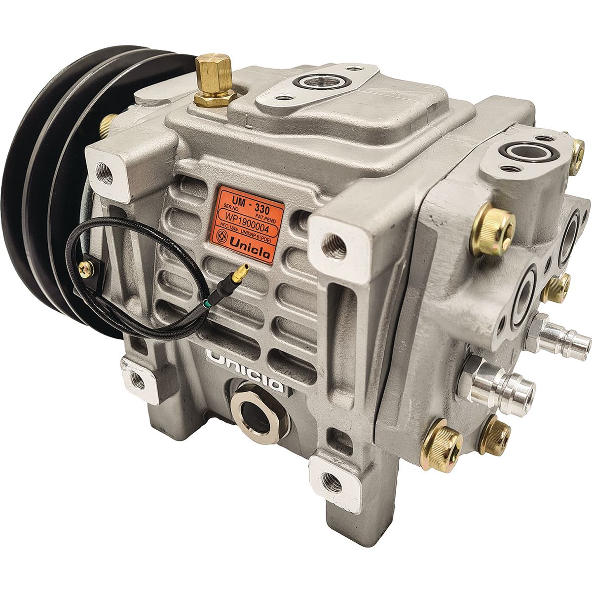 Unicla Um330 Air Conditioning Compressor 24V 168Mm Bb Pad R134A Poe Oil CXU8735E