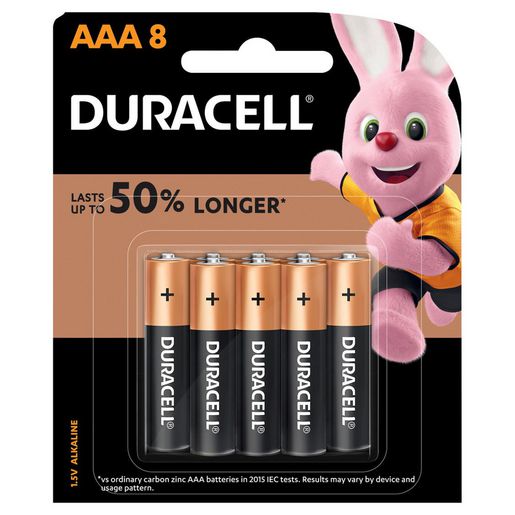 Duracell Coppertop AAA 8pk DU02108