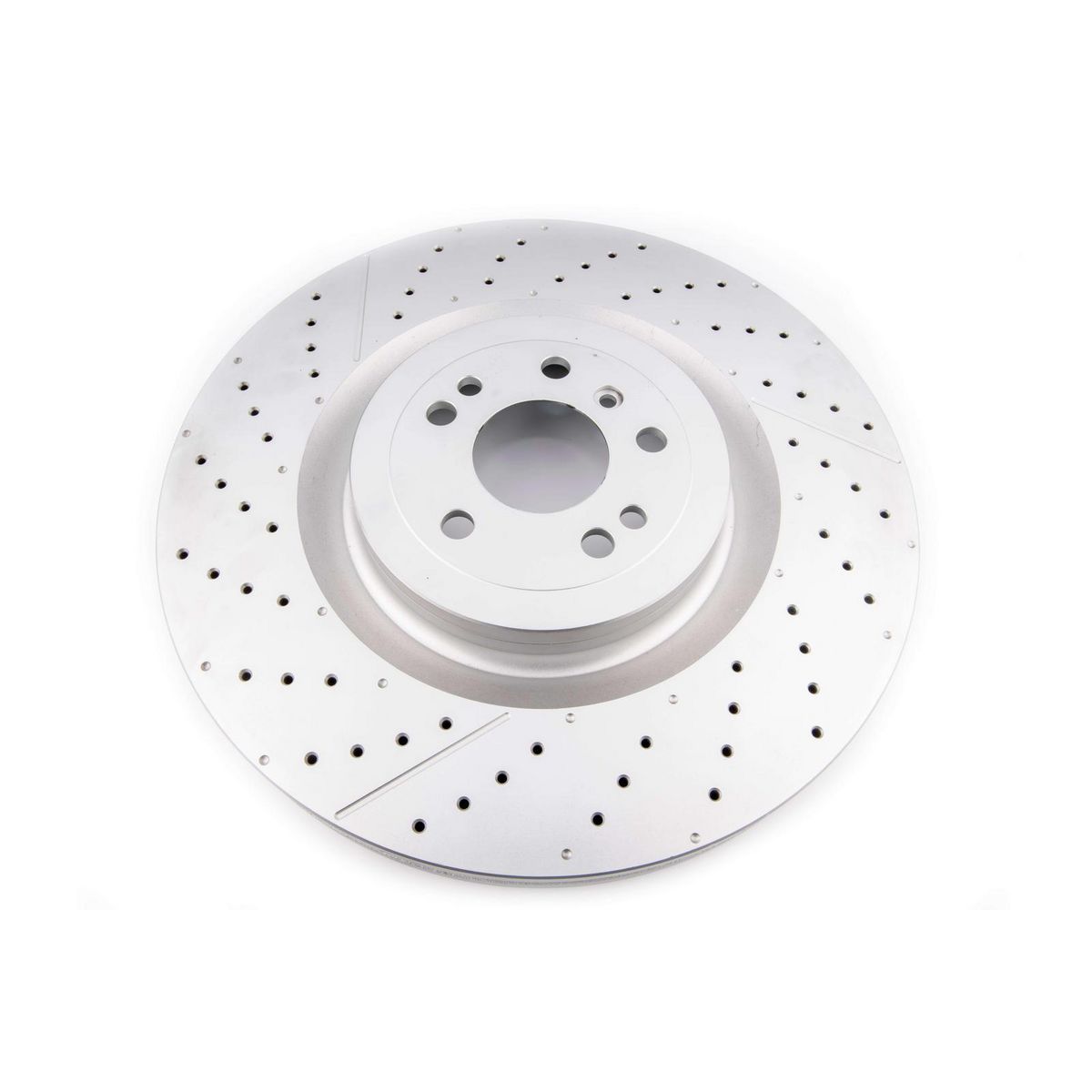 DBA En-Shield HC Drilled Dimpled Brake Rotor Single 390mm Front DBA3360EXDS
