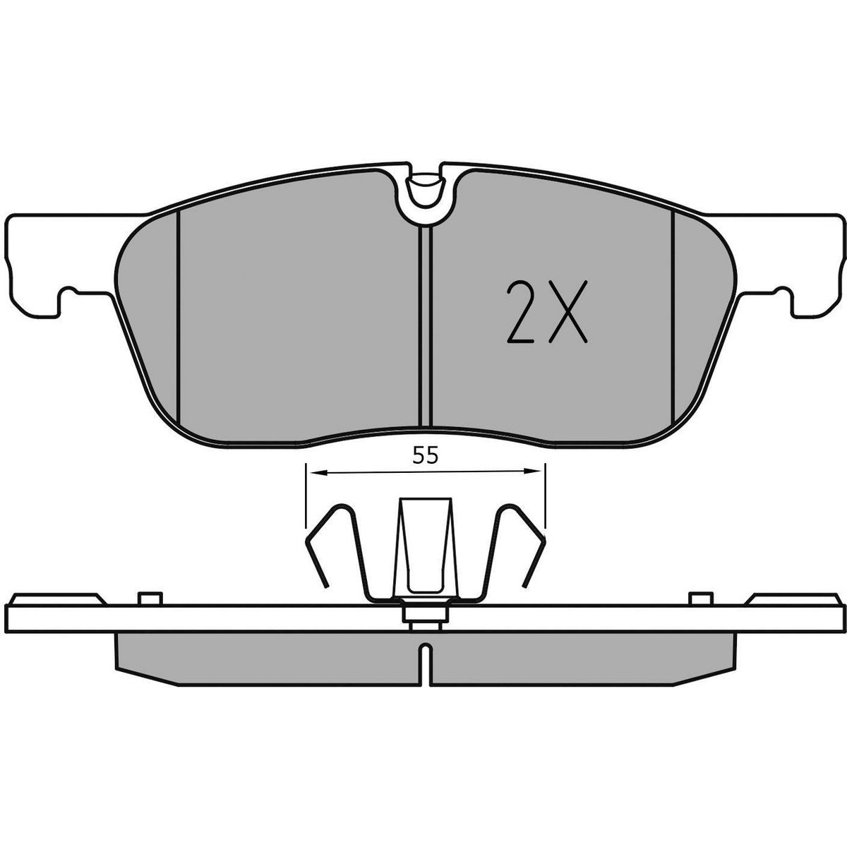 MEYLE Brake Pad Set 025 221 4519/PD