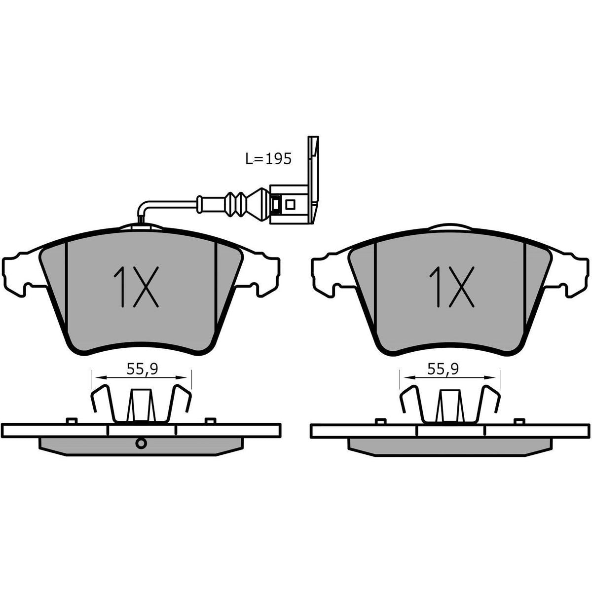 MEYLE Brake Pad Set 025 237 4618/PD
