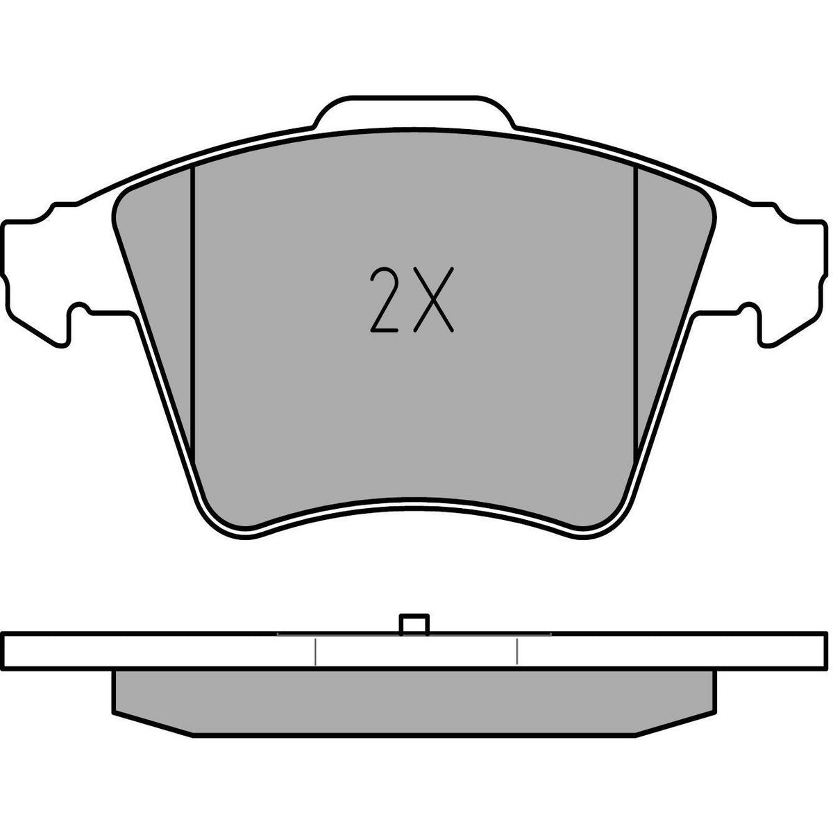 MEYLE Brake Pad Set 025 237 4618/PD