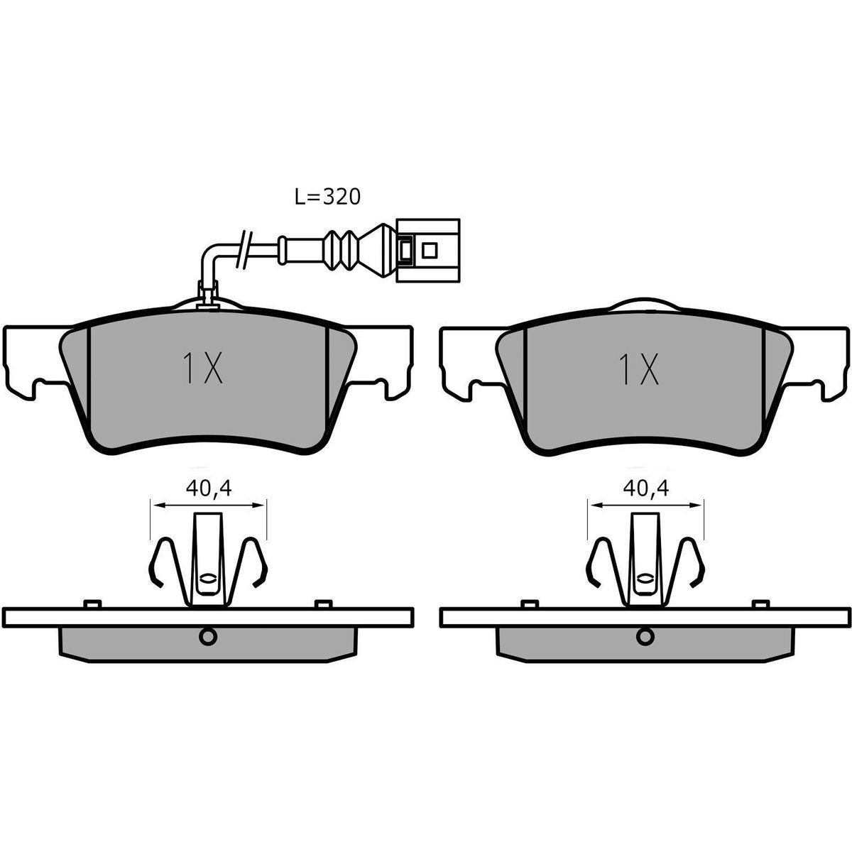 MEYLE Brake Pad Set 025 243 6719/PD