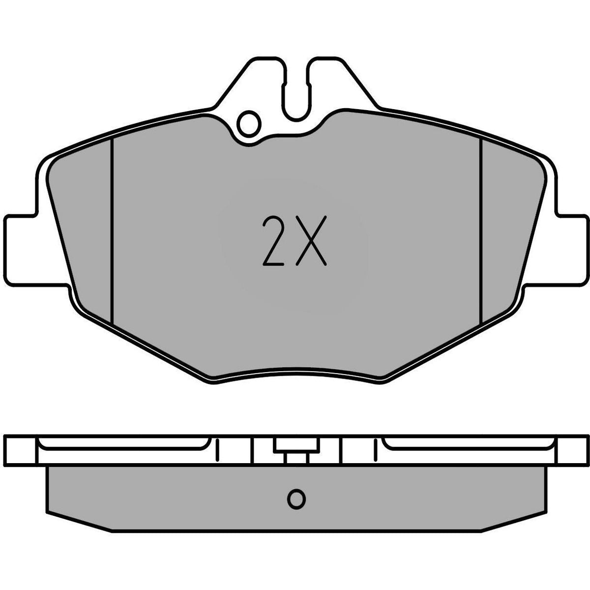 MEYLE Brake Pad Set 025 237 4320-1/PD