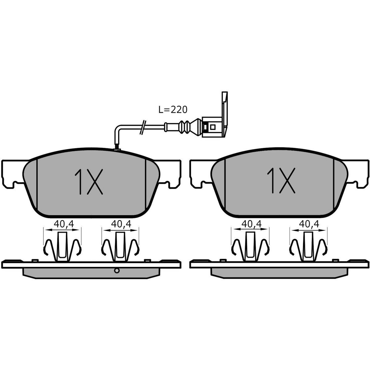 MEYLE Brake Pad Set 025 246 2318/PD