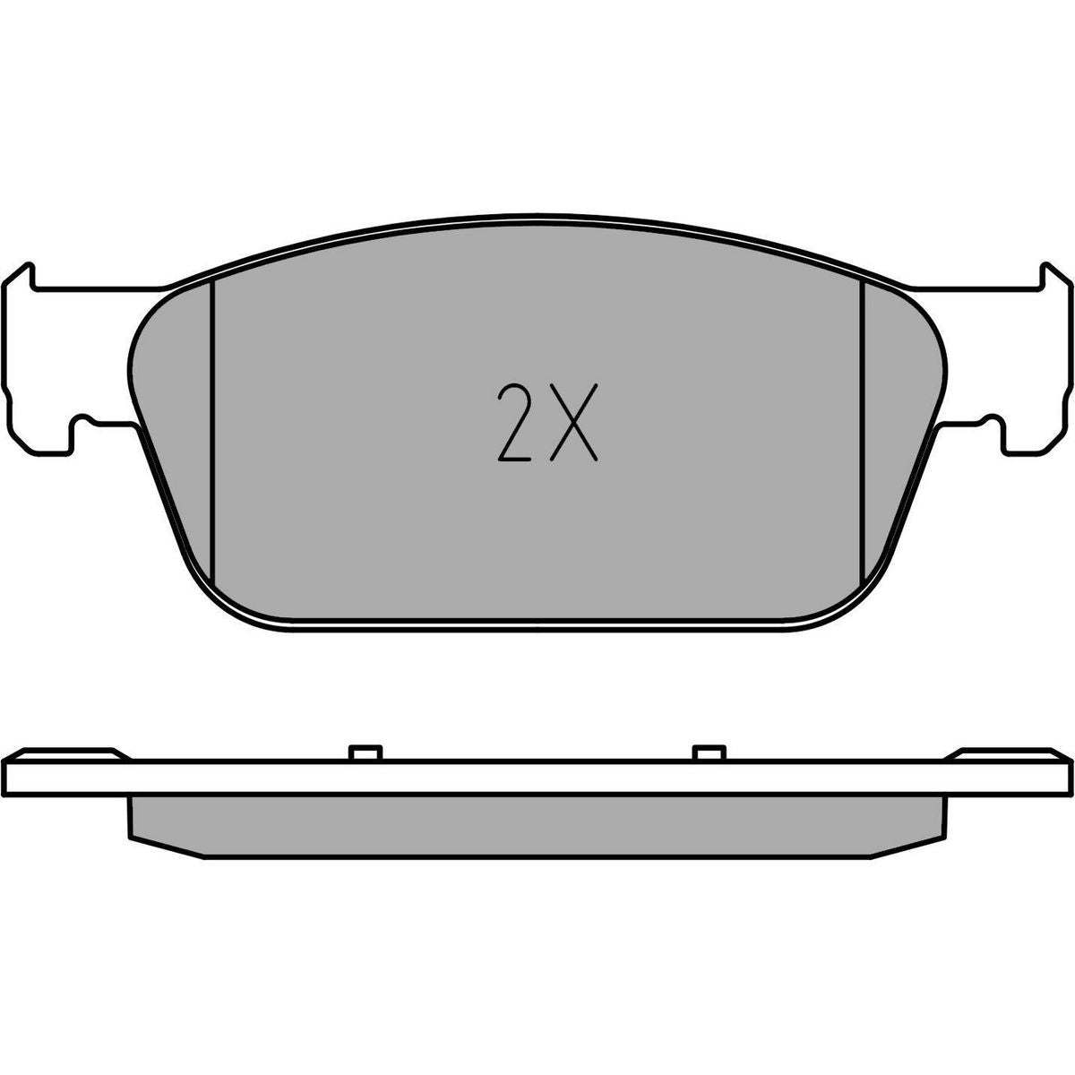 MEYLE Brake Pad Set 025 246 2318/PD