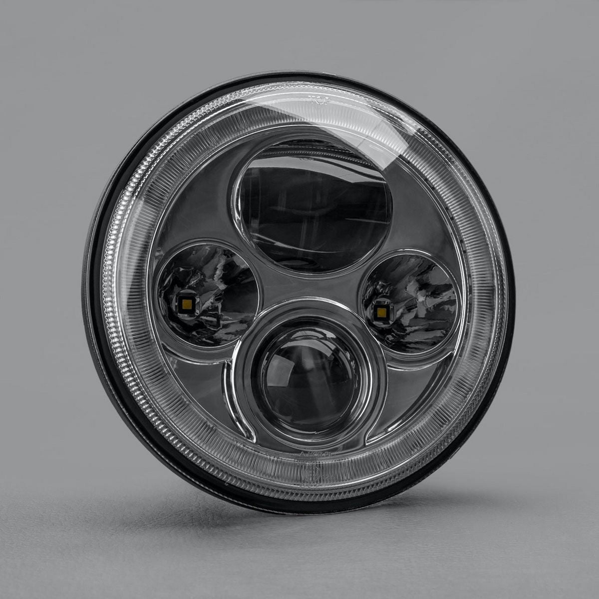STEDI Headlight fits Jeep Wrangler Defender Harley Halo  LED 7 Inch LEDMOTOIRIS7