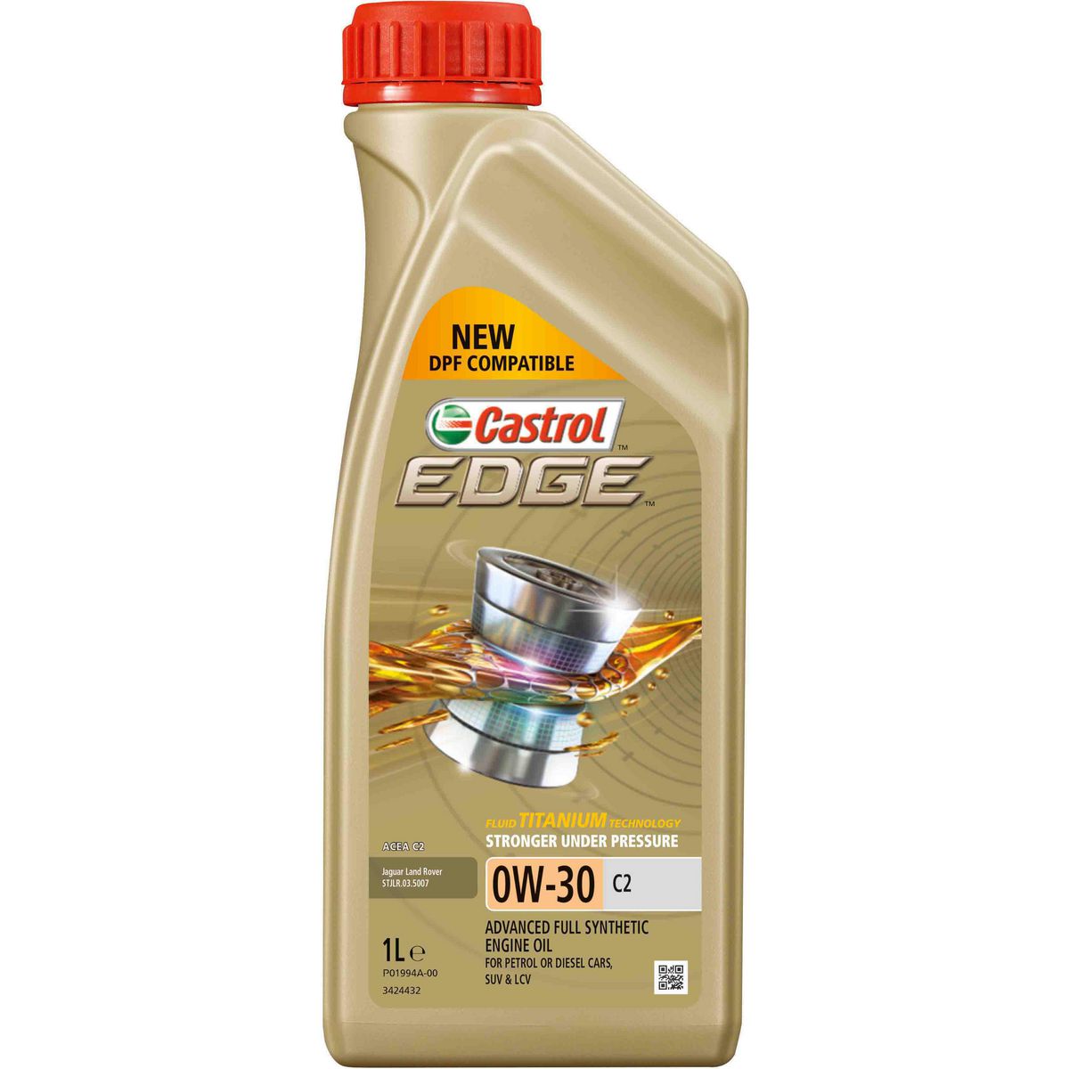 Castrol EDGE 0W-30 C2 Engine Oil 1L 3424432
