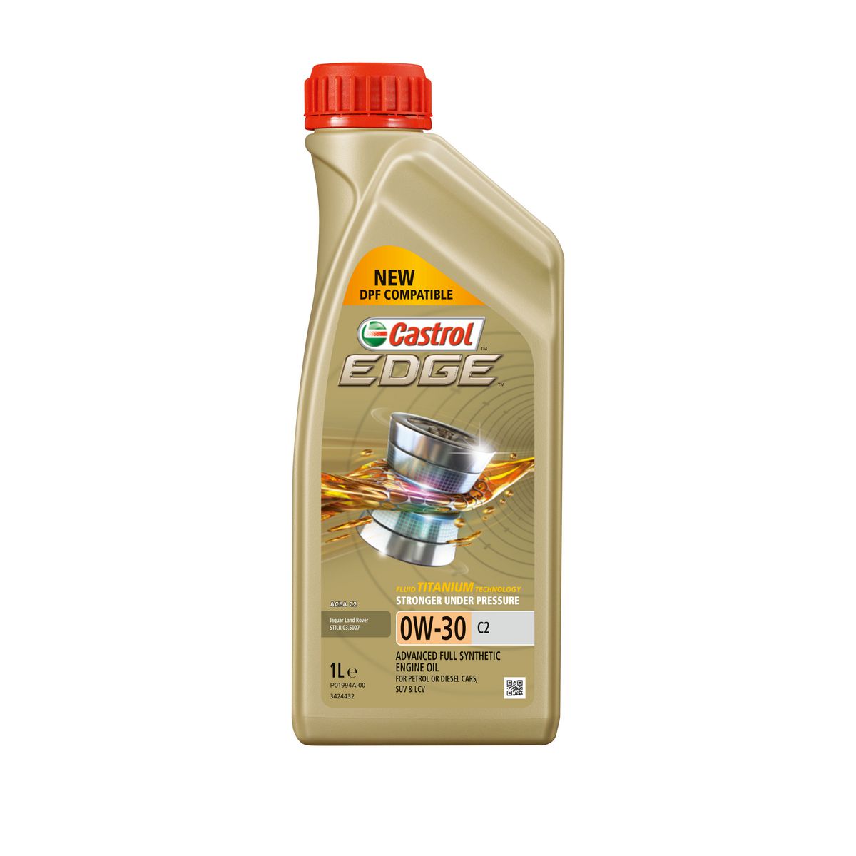 Castrol EDGE 0W-30 C2 Engine Oil 1L 3424432