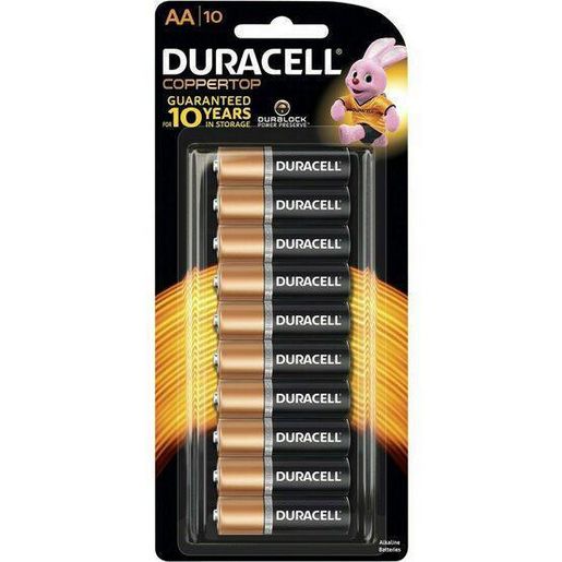 Duracell Coppertop AA 10pk DU02210