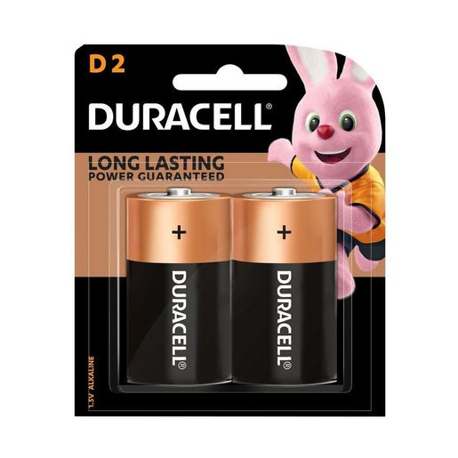 Duracell Coppertop D 2pk DU02402