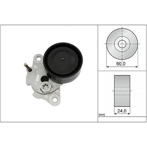 INA Tensioner Pulley Ribbed Belt 534 0510 10