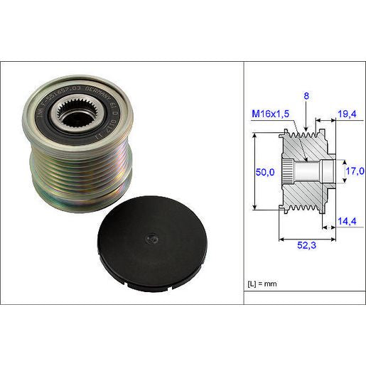 INA Alternator Pulley 535 0111 10