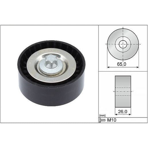 INA Deflection Pulley Drive Belt 532 0570 10
