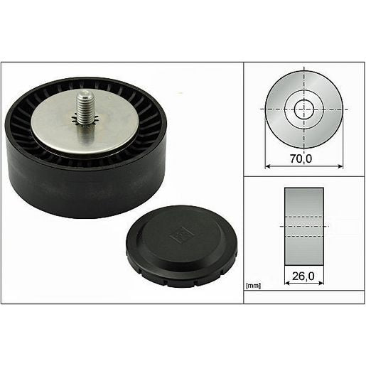 INA Deflection Pulley 532 0553 10