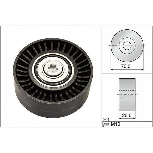 INA Drive Belt Idler 532 0505 10