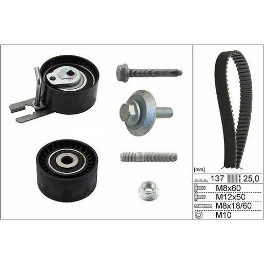 INA Timing Belt Kit 530 0375 10
