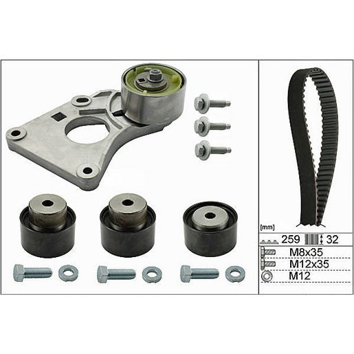 INA Timing Belt Kit 530 0259 10