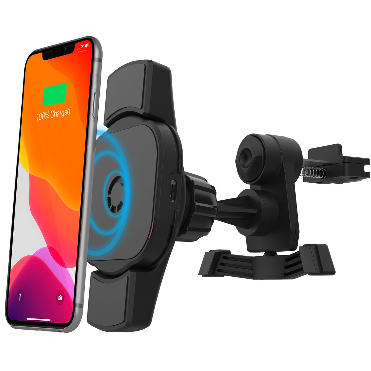 Cygnett Vent Mount 10W Wireless Charging Car Phone Holder CY3288WLCCH