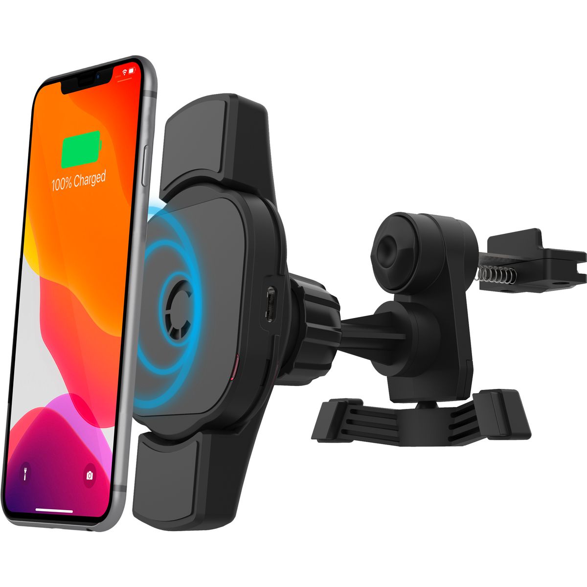 Cygnett Vent Mount 10W Wireless Charging Car Phone Holder CY3288WLCCH