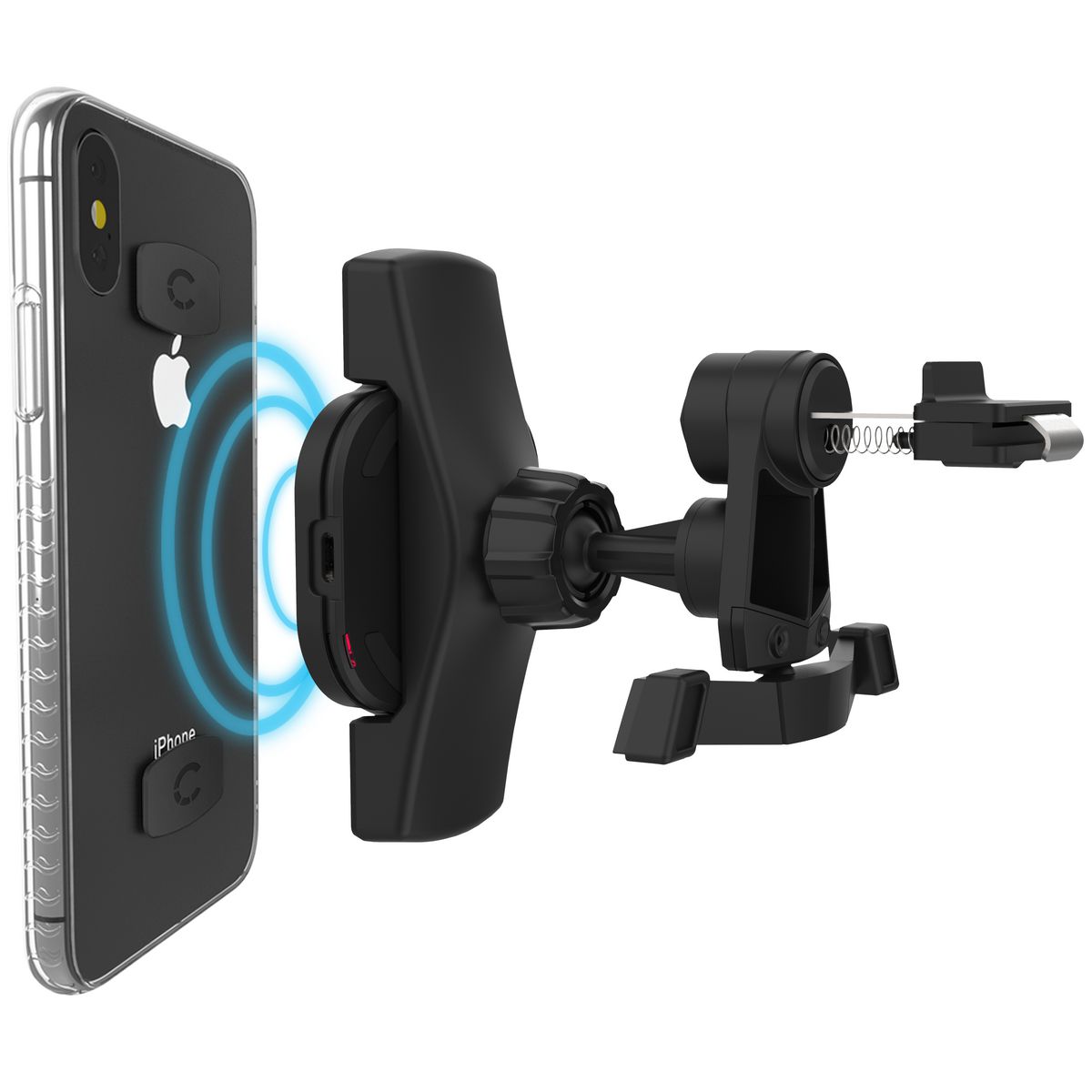 Cygnett Vent Mount 10W Wireless Charging Car Phone Holder CY3288WLCCH